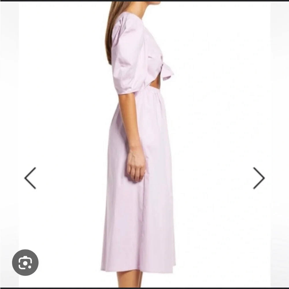 Wayf Light Purple Midi Dress - Picture 3 of 4